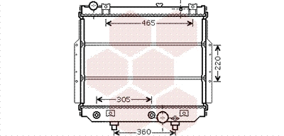 Radiator, engine cooling (21002038)