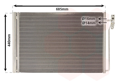 Condenser, air conditioning (02005182)