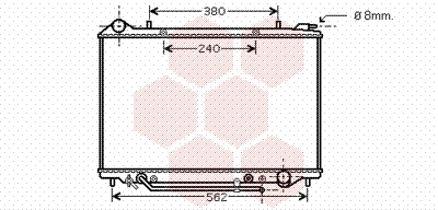 Radiator, engine cooling (37002405)