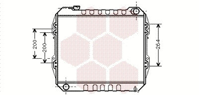 Radiator, engine cooling (53002164)