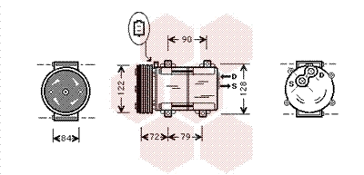 Compressor, air conditioning (1800K351)