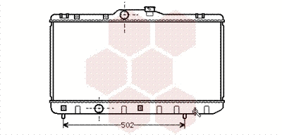 Radiator, engine cooling (53002188)