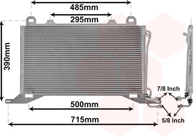 Condenser, air conditioning (30005222)