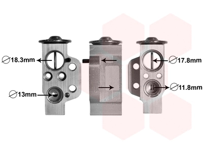 Expansion Valve, air conditioning (58001333)
