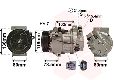 Compressor, air conditioning (4300K620)