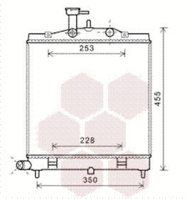 Radiator, engine cooling (83002171)