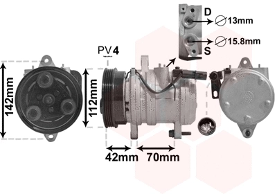 Compressor, air conditioning (8300K168)