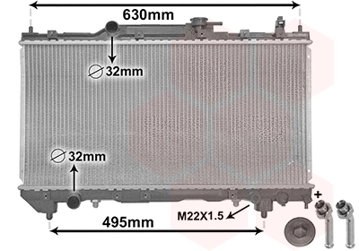 Radiator, engine cooling