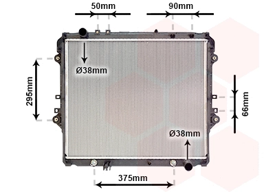 Radiator, engine cooling (54002757)