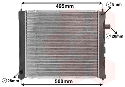 Radiator, engine cooling (02002097)