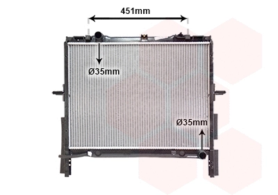 Radiator, engine cooling (83002133)