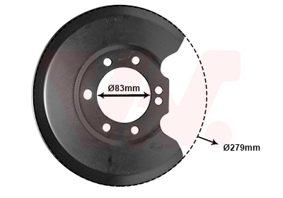 Splash Guard, brake disc (1825374)