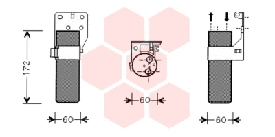 Dryer, air conditioning (4300D355)