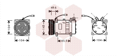 Compressor, air conditioning (1700K373)
