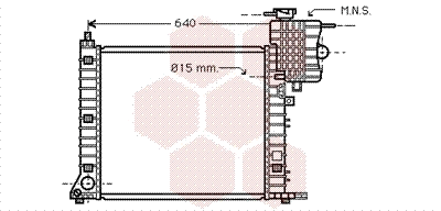 Radiator, engine cooling (30002264)