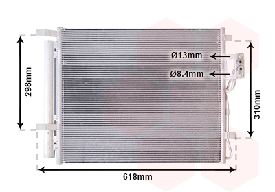 Condenser, air conditioning (82005310)