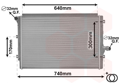 Radiator, engine cooling