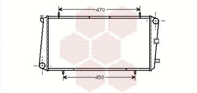 Radiator, engine cooling (02002122)