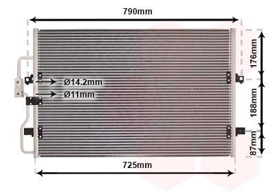 Condenser, air conditioning (09005093)