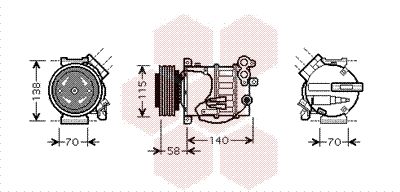 Compressor, air conditioning (5900K144)