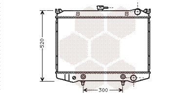 Radiator, engine cooling (13002076)