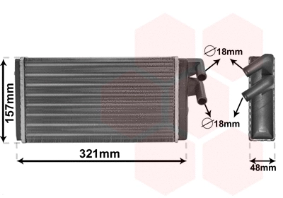 Heat Exchanger, interior heating (03006052)