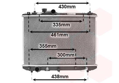 Radiator, engine cooling (52002098)