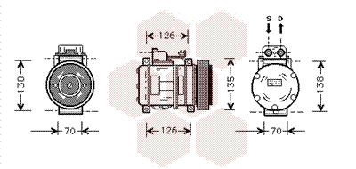 Compressor, air conditioning (3000K054)