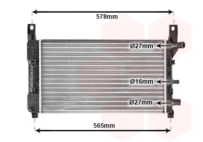 Radiator, engine cooling (18002117)