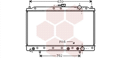 Radiator, engine cooling (32002044)