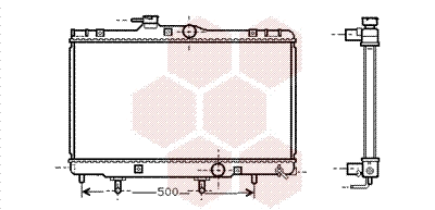 Radiator, engine cooling (53002156)