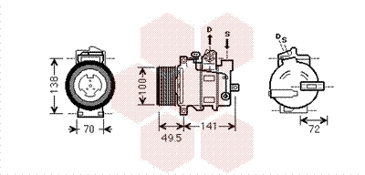 Compressor, air conditioning (3000K476)