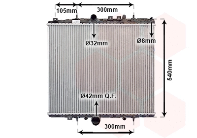 Radiator, engine cooling (40002277)