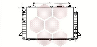Radiator, engine cooling (03002088)