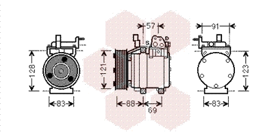 Compressor, air conditioning (8200K258)