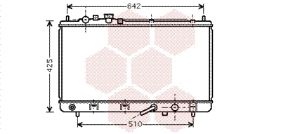 Radiator, engine cooling (27002167)