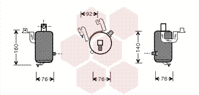 Dryer, air conditioning (0900D203)