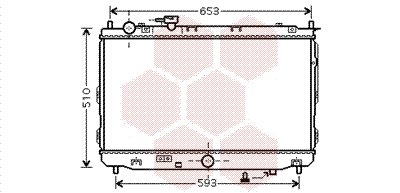 Radiator, engine cooling (83002070)