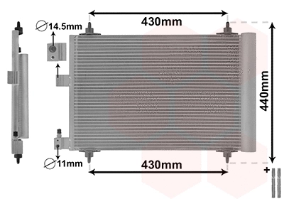 Condenser, air conditioning (40005193)