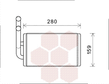 Heat Exchanger, interior heating (37006570)