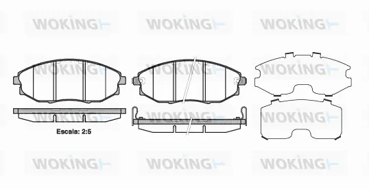 Brake Pad Set, disc brake (P13233.02)