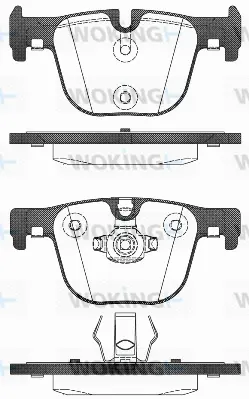 Brake Pad Set, disc brake (P15933.00)