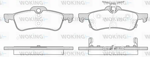 Brake Pad Set, disc brake (P9623.12)