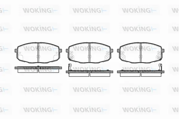 Brake Pad Set, disc brake (P11383.02)