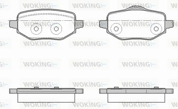 Brake Pad Set, disc brake (P18523.00)