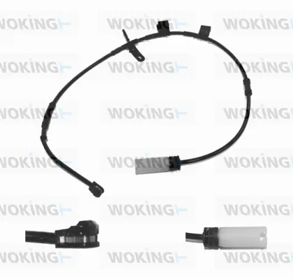 Warning Contact, brake pad wear (001104)