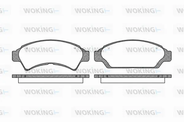 Brake Pad Set, disc brake (P7423.00)