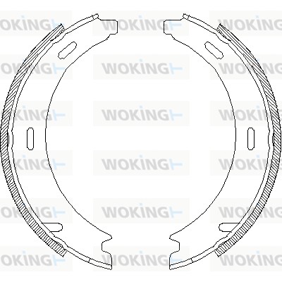 Brake Shoe, parking brake (Z4094.01)
