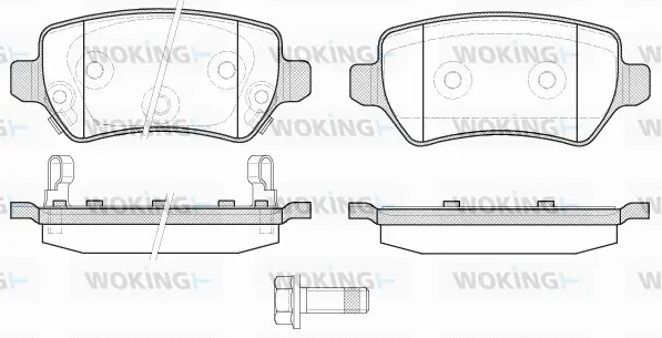 Brake Pad Set, disc brake (P8573.22)