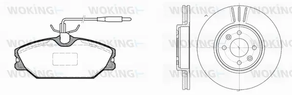Brake Kit, disc brake (83083.03)